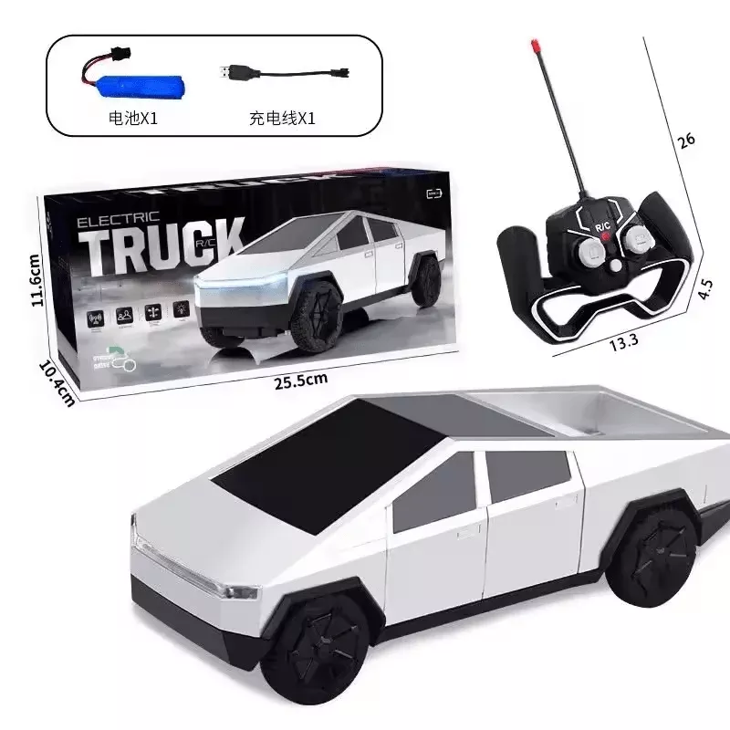 1:16 RC Cybertruck Style Remote Control Car Alloy Diecast Toy Truck 201616