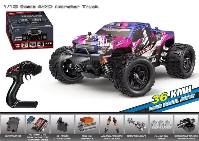 1:18 Scale 4WD High-Speed Remote Control Monster Truck CPS339472