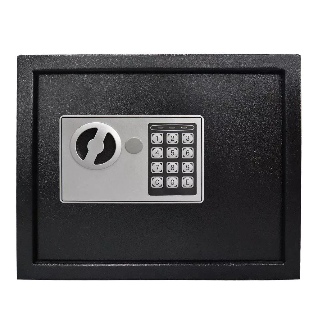 1.2 CU FT Compact Digital Electronic Safe Box with Keypad Lock Black NM001
