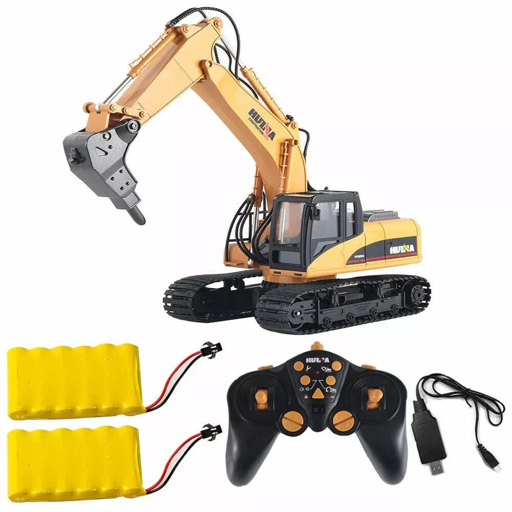 1:50 Diecast Construction Vehicle Toys Forklift Backhoe Bulldozer Crane Excavator Loader