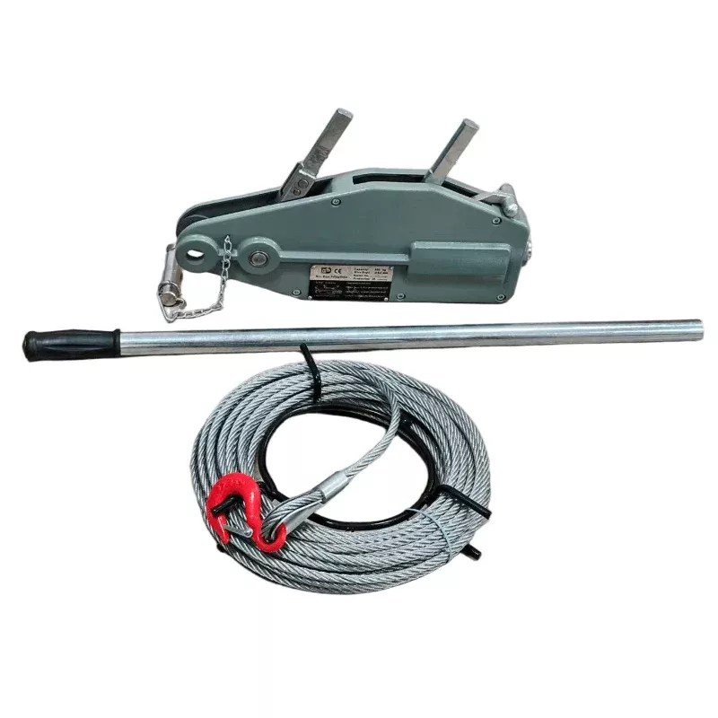 1.6 Ton Manual Wire Rope Puller 20m Heavy-Duty Lever Hoist WRP16T20