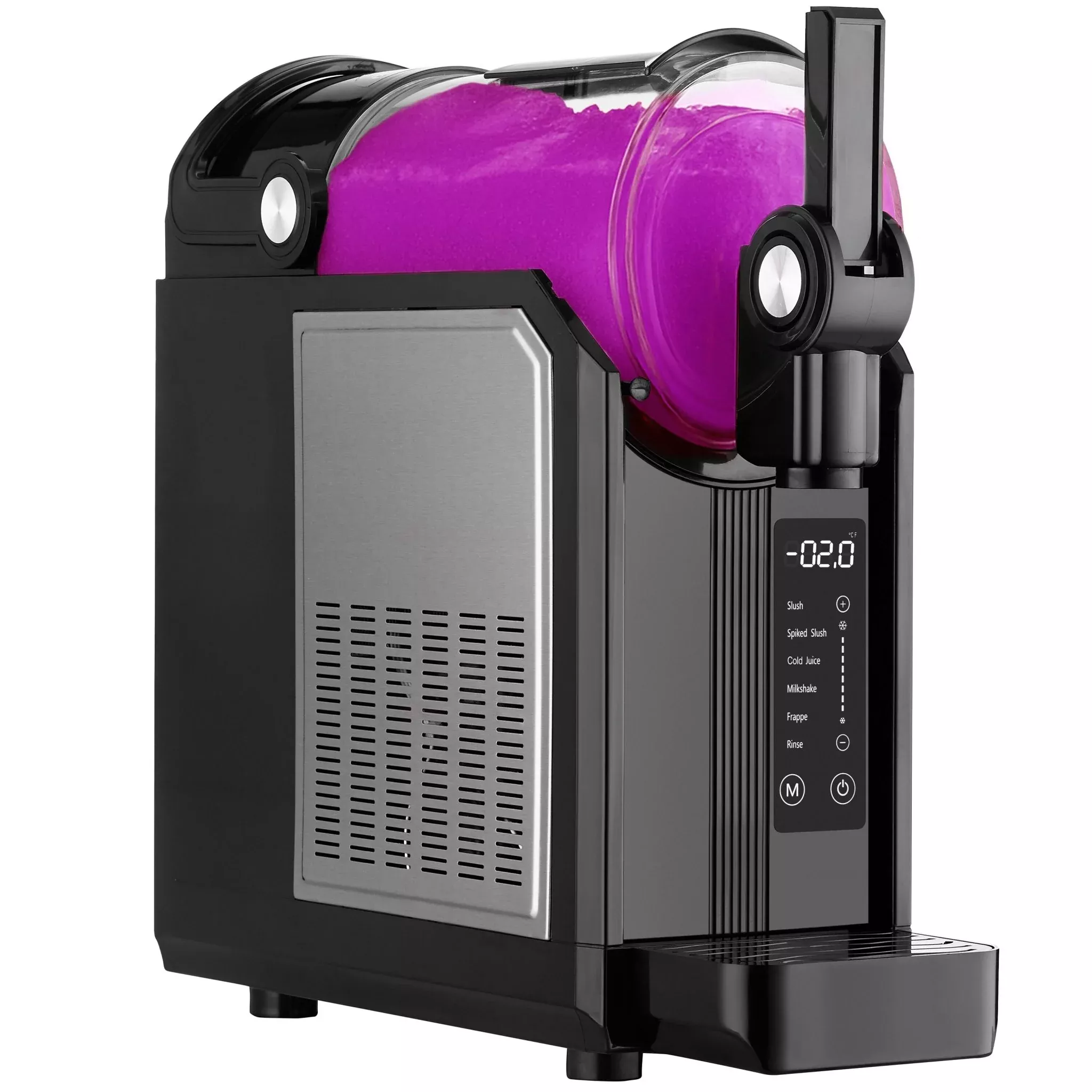 110V Ice Slush Machine – 1.5L Stainless Steel & ABS Slush Maker with Auto Cleaning, Ergonomic Tap 2384881