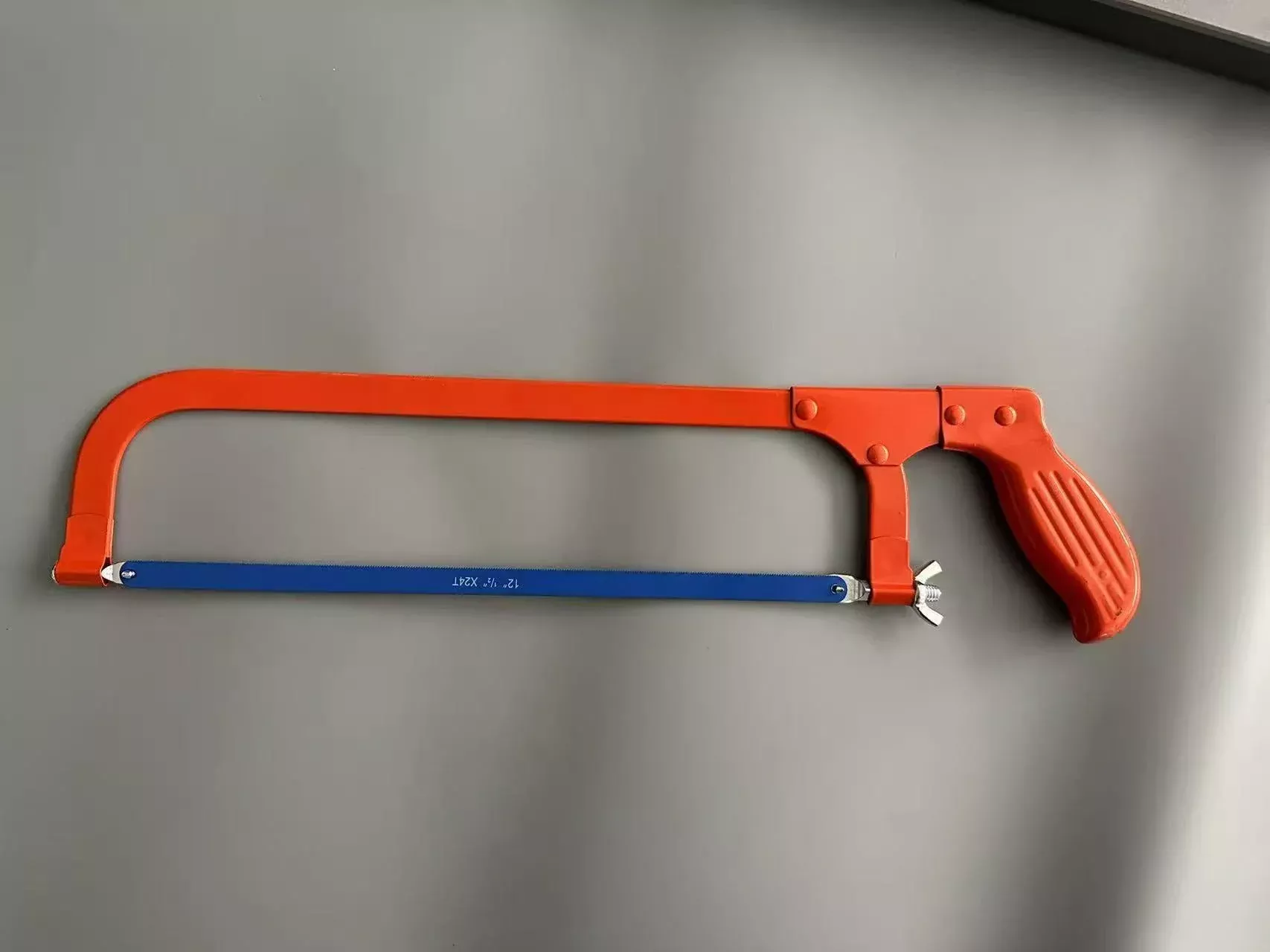 12" Hacksaw Frame with 24T High Carbon Steel Blade 300mm Heavy Duty Hand SawHKS12F