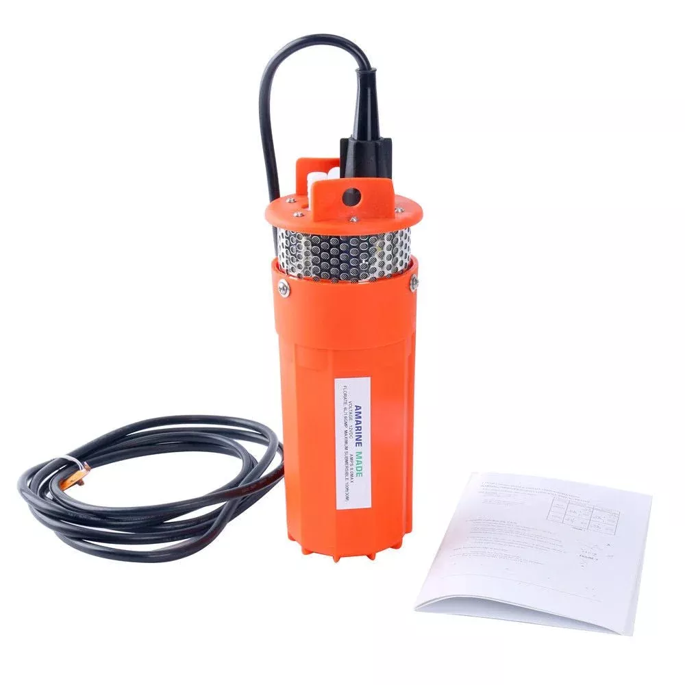 12V / 24V DC Solar Submersible Well Water Pump High Efficiency Off-Grid Irrigation 3848573
