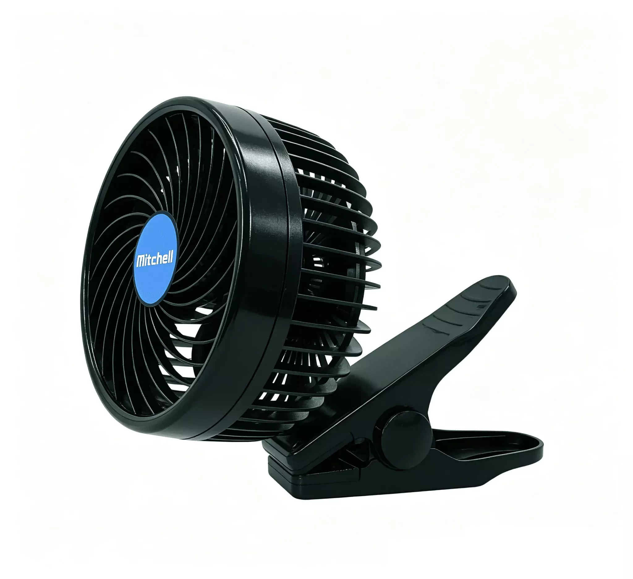 12V Clip On Car Fan 6 Inch 360 Degree Rotating Cooling Fan Vehicle Air Circulator CF0126
