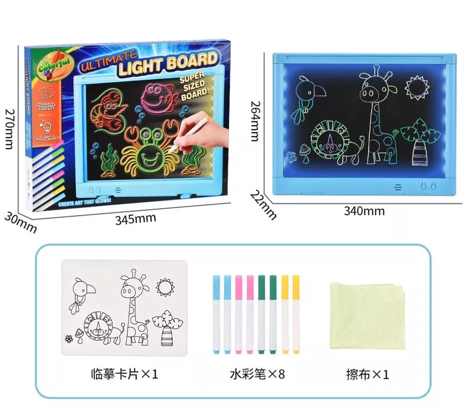 14 Inch Drawing Board with Light and Music SM597129