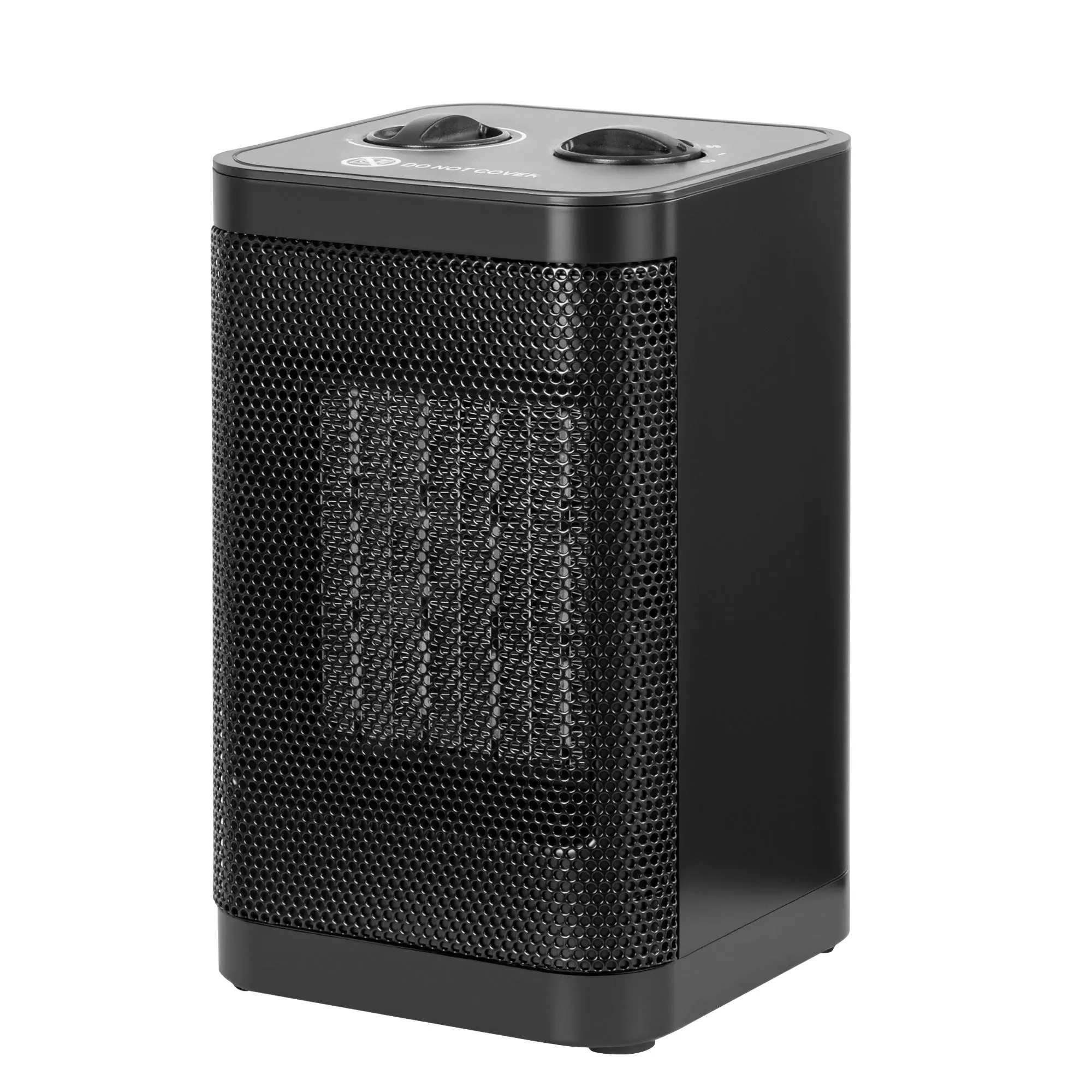 1500W Portable Space Heater – Fast Heating Ceramic Mini Heater with Adjustable Thermostat & Tip-Over Protection – AMSWH06M