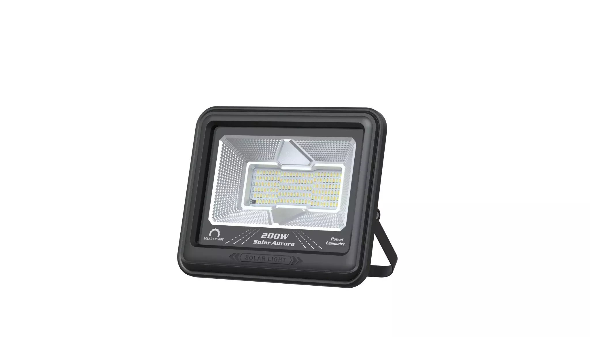 200W Solar LED Flood Light 3 Color Temperature Outdoor Security Light QYJM13200W