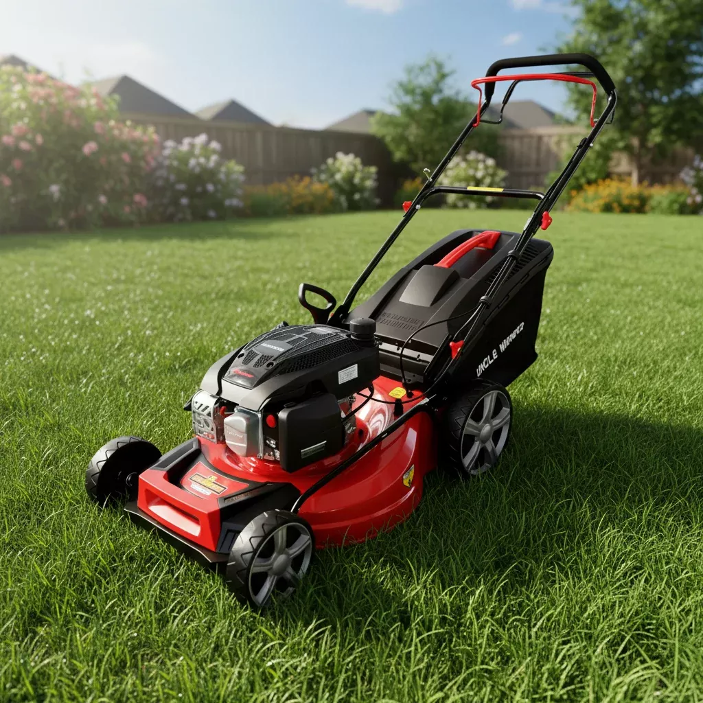 21" Self-Propelled Gas Lawn Mower 170cc 4-in-1 Steel Deck Mulching Bagging WT2512305