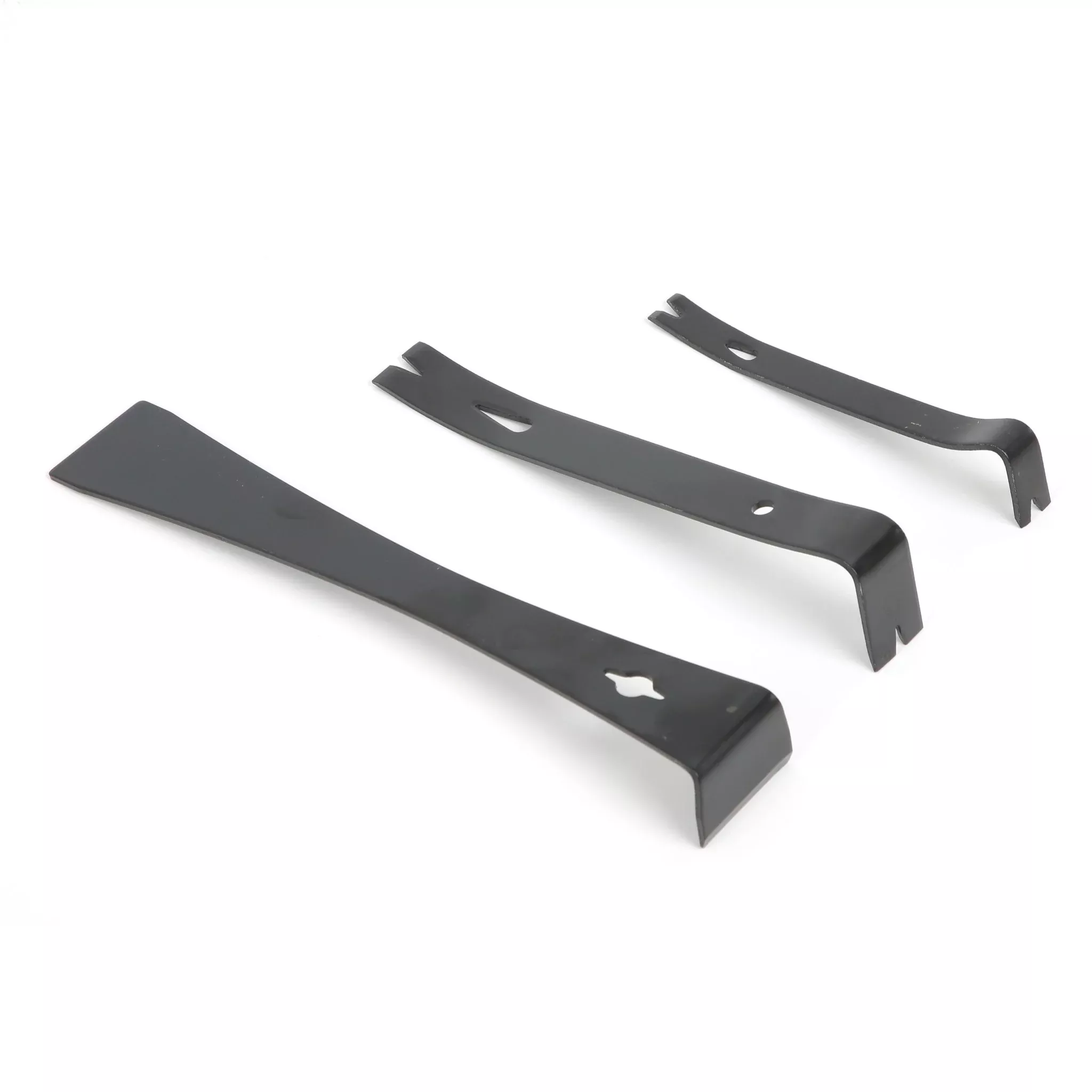 3 Piece Pry Bar Set – Forged Carbon Steel Nail & Trim Puller Kit WT04C2065