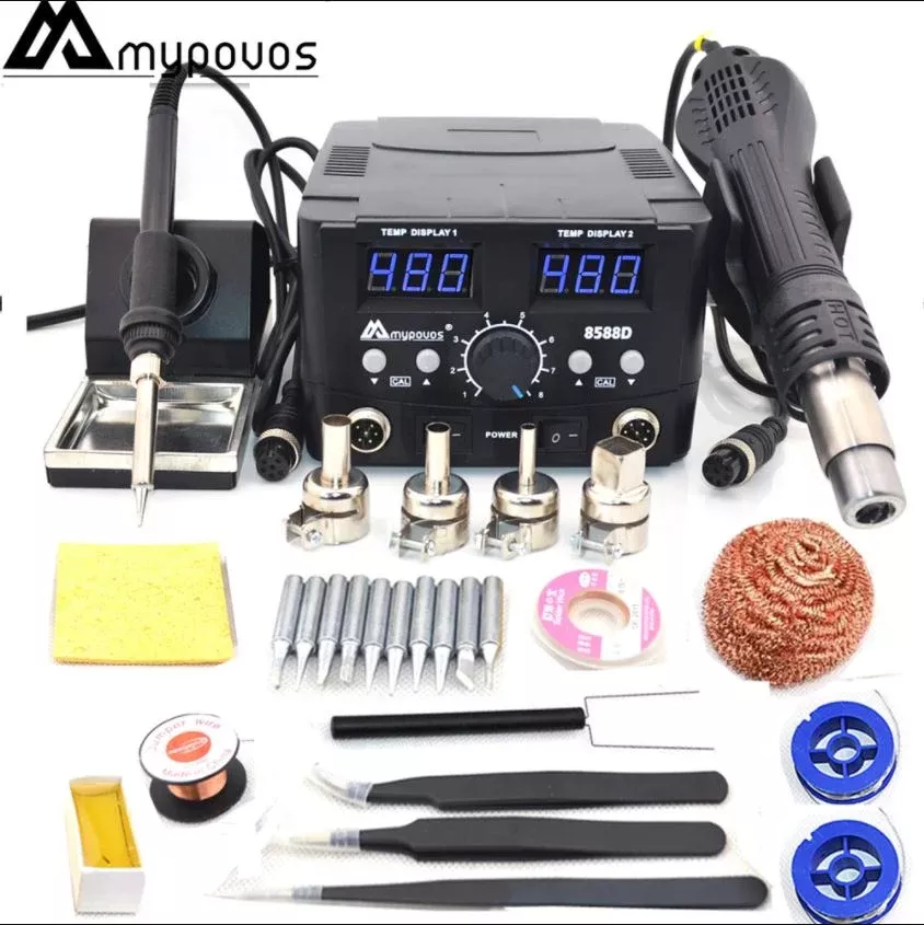 800W Digital Hot Air Soldering Station with LED Display YCD8582 Y8582