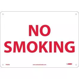 AccuformNMC MSMK545V "NO SMOKING" Sign