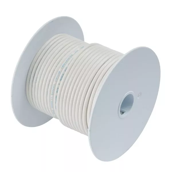 ANcor White 6 AWG Tinned Copper Wire - 100' [112710]