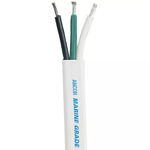 Ancor White Triplex Cable - 14/3 AWG - 500 [131550]