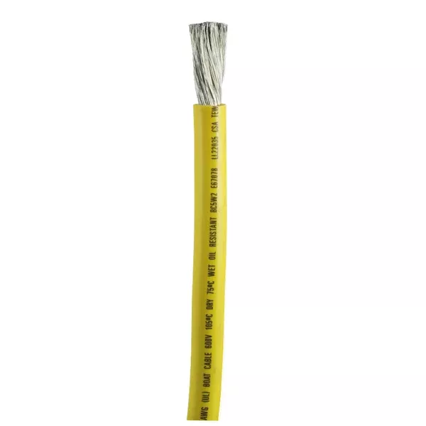 Ancor Yellow 2/0 AWG Battery Cable - Sold By The Foot [1179-FT]