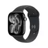 Apple Watch Series 11 GPS 46mm Jet Black Aluminum Case with Black Sport Band M/L