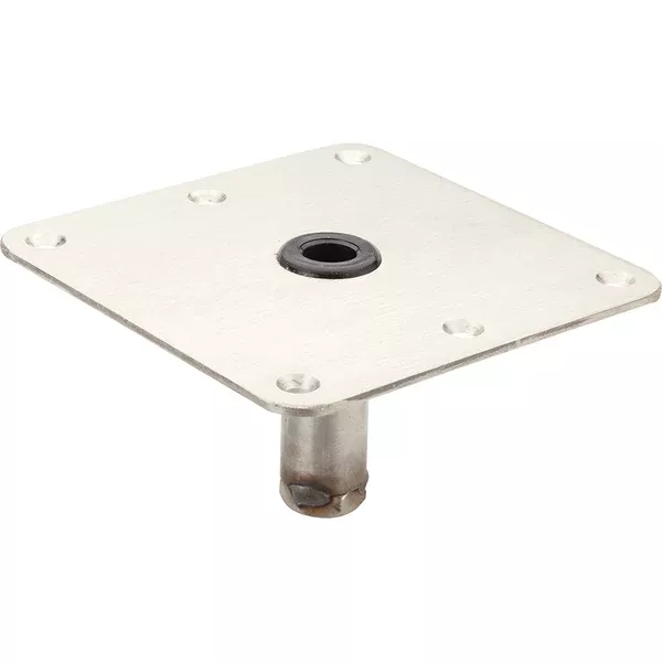 Attwood SWIVL-EZE 7x7 LockN-Pin Zinc Plated Steel 3/4" Pin Base [SP-67739-T]
