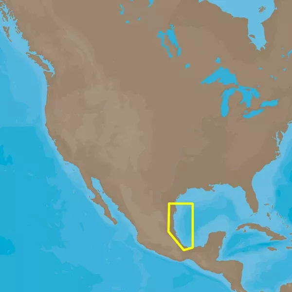 C-MAP4D NA-D946 Brownsville, TX to Coatzacoalcos, MX [M-NA-D946-MS]