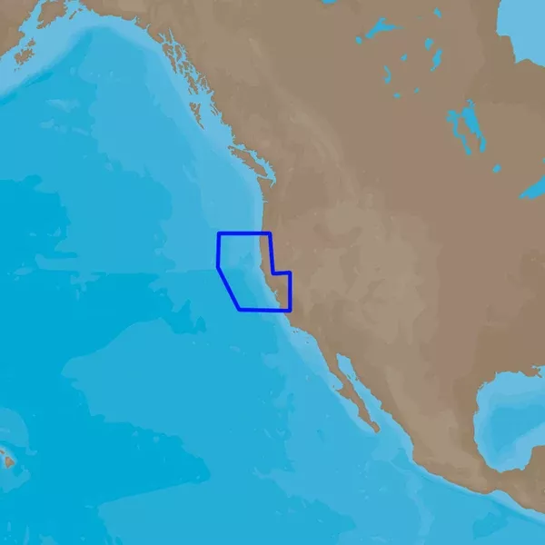 C-MAP4D NA-D953 Point Sur to Cape Blanco [M-NA-D953-MS]