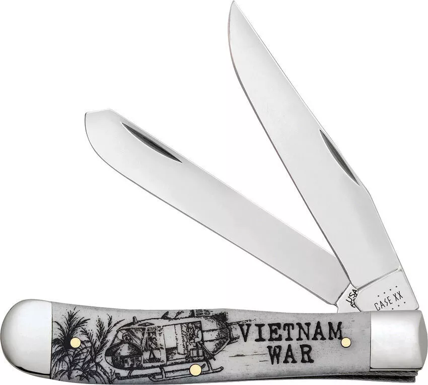 Case Cutlery Vietnam Trapper Nat Bone CA50952