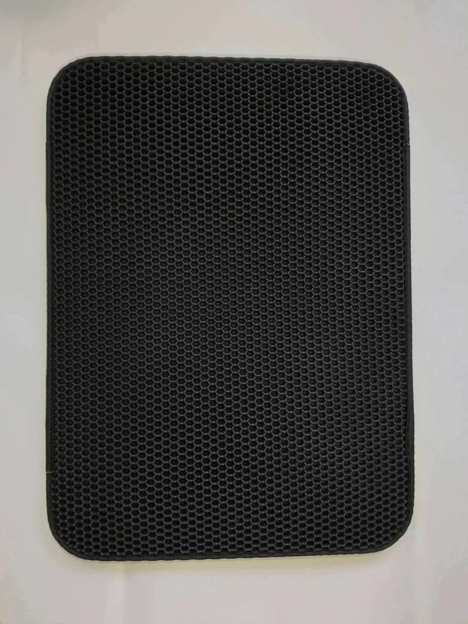 Double-Layer Cat Litter Mat – 21.7×27.6 in Honeycomb EVA, Waterproof Bottom ICM005XL