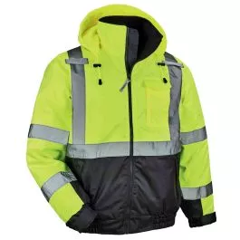 Ergodyne GloWear 8377 Hi-Vis Winter Bomber Jacket