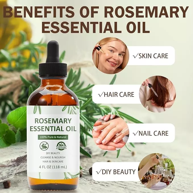 Essential Oil – 4 fl oz / 118 mL Pure Aromatherapy Oil for Diffusers, Humidifiers, Candle Making, Massage and DIY Projects
