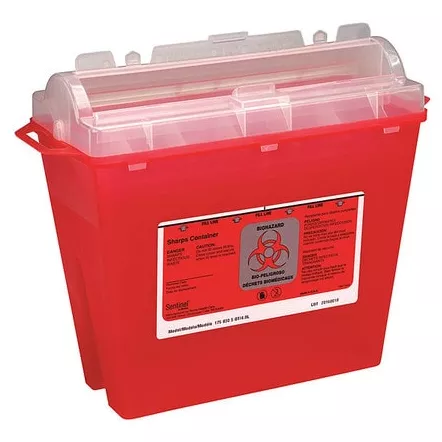 FAO M945 Lockable Wall Mount Bracket for 5 Quart Sharps Container