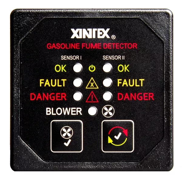 Fireboy-Xintex Gasoline Fume Detector w/Dual ChannelBlower Control - 12/24V [G-2BB-R]