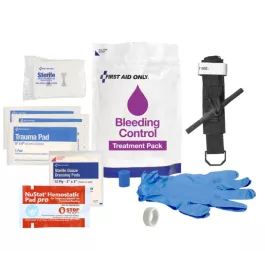 First Aid Only 91166 Bleeding Control Treatment Pack