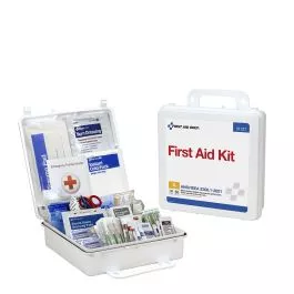 First Aid Only 91327 50 Person ANSI A Plastic First Aid Kit ANSI 2021 Compliant