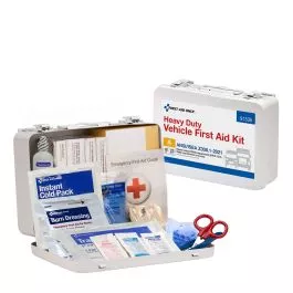 First Aid Only 91336 25 Person ANSI A Heavy Duty Vehicle Metal First Aid Kit ANSI 2021 Compliant