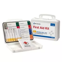 First Aid Only 91349 25 Person ANSI A 16 Unit Plastic First Aid Kit ANSI 2021 Compliant