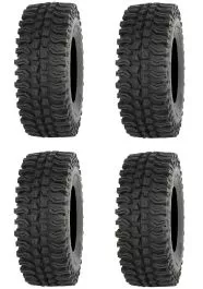 Full set of Frontline BDC (10ply) Radial ATV Tires [33x10-15] (4)