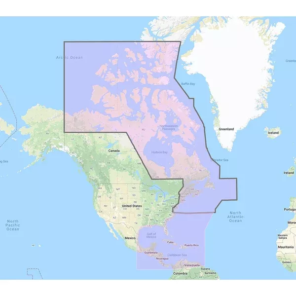 Furuno USCanada Atlantic Coast, Gulf of Mexico, Caribbean Bahamas and central America Vector Charts - Unlock Code [MM3-VNA-033]