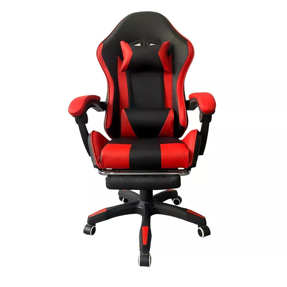 Gaming Chair with Footrest & Bluetooth Speakers – Ergonomic PU Leather Recliner GC670