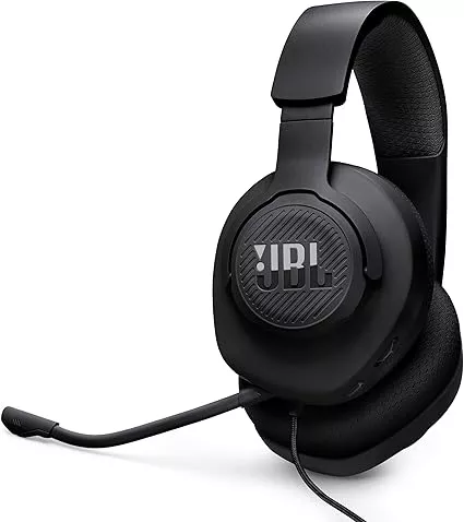 JBL Quantum 100M2 Wired Gaming Headset with Detachable Microphone