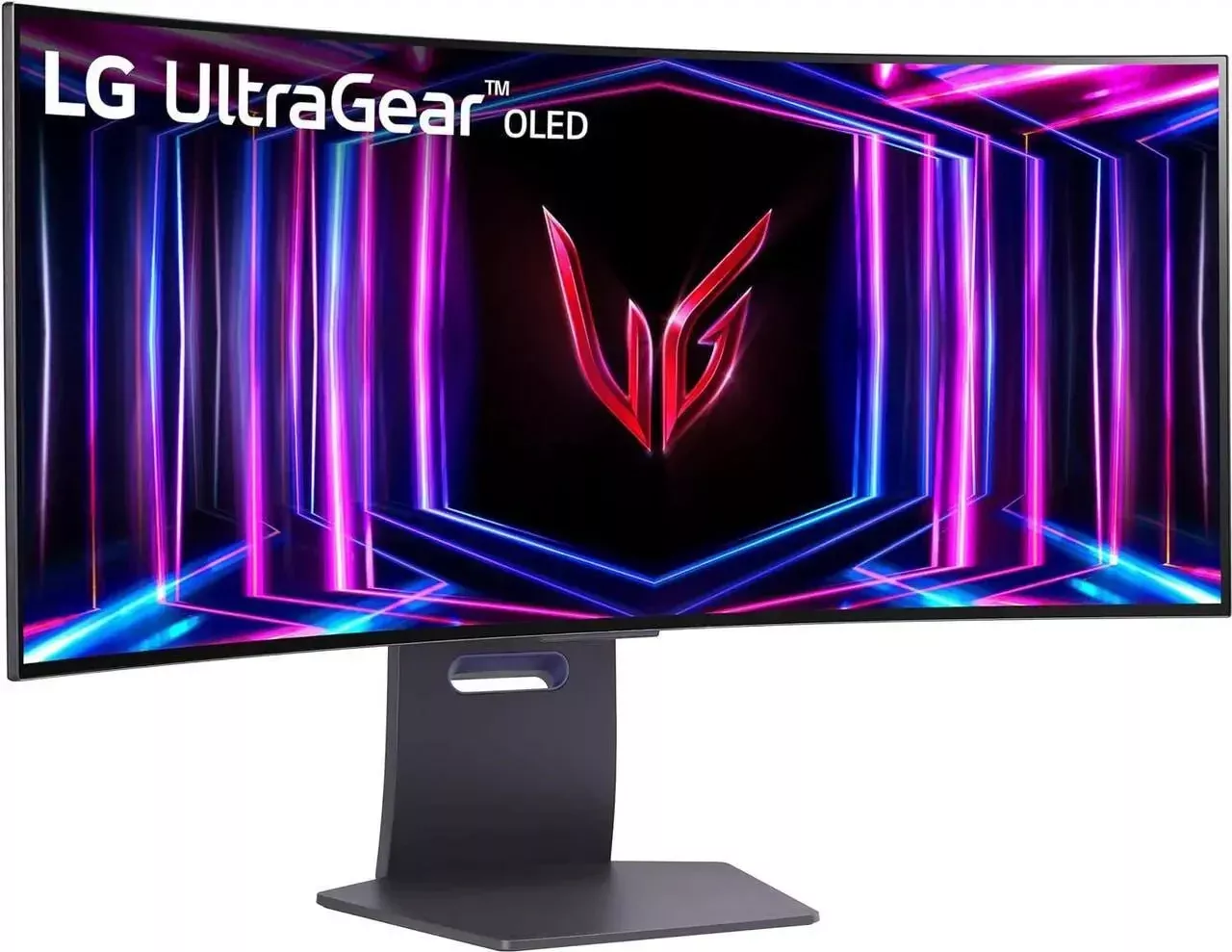 LG UltraGear 34" 1440p UWQHD 240Hz 0.03ms GTG Curved OLED LED G-Sync FreeSync Gaming Monitor - Purple Grey