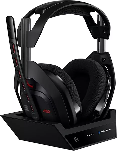 Logitech G Astro A50 Gen 5 Wireless Gaming Headset with Base Station - Black