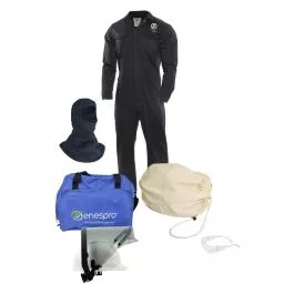 NSA KIT2CV08NGB Enespro ArcGuard 8 cal Coverall Arc Flash Kit with Balaclava- No Gloves