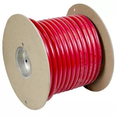 Pacer Red 1 AWG Battery Cable, 100-Foot Spool
