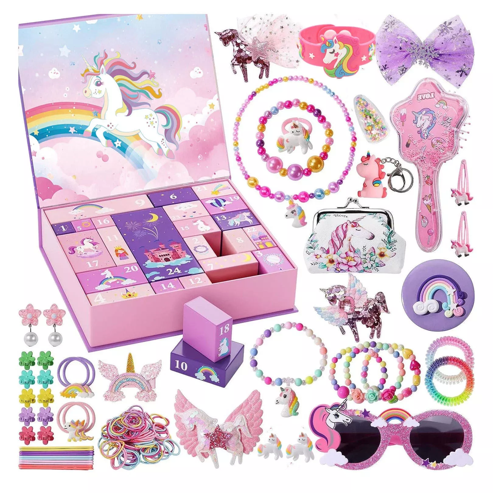 Pretend Play Makeup Kit for Girls – 142PCS Dress Up Set | YS17637005