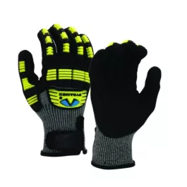 Pyramex GL610C Nitrile Sandy A6 Cut Level 2 Impact Gloves (Dozen)
