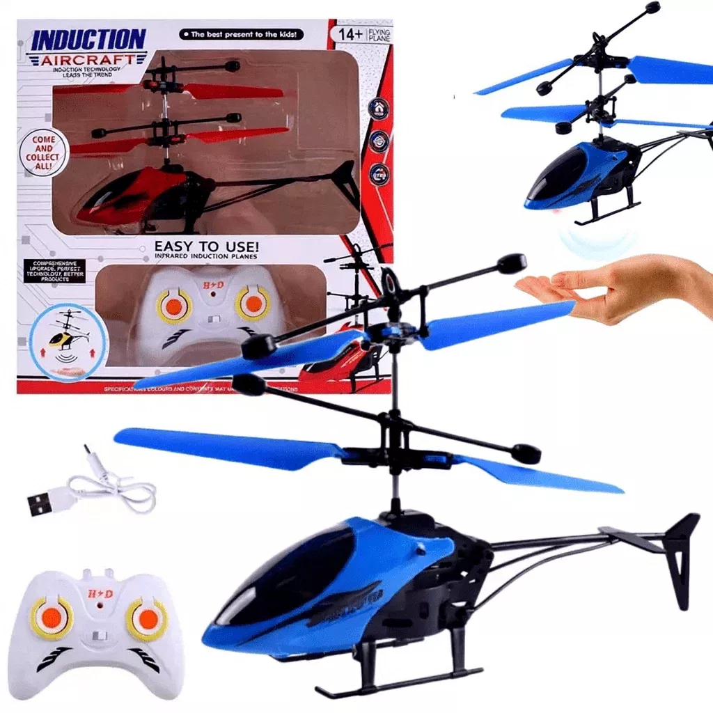 RC Infrared Induction Helicopter Toy – Hand Sensor & Remote Control YS17500004
