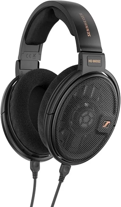 Sennheiser HD 660S2 Open-Back Audiophile Wired Headphones - Black