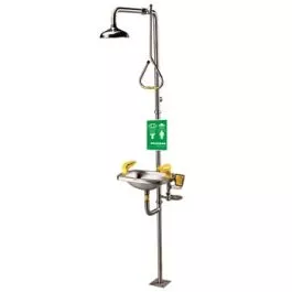 Speakman SE-623 Stainless Steel Tube Emergency shower with Eye & Face Wash