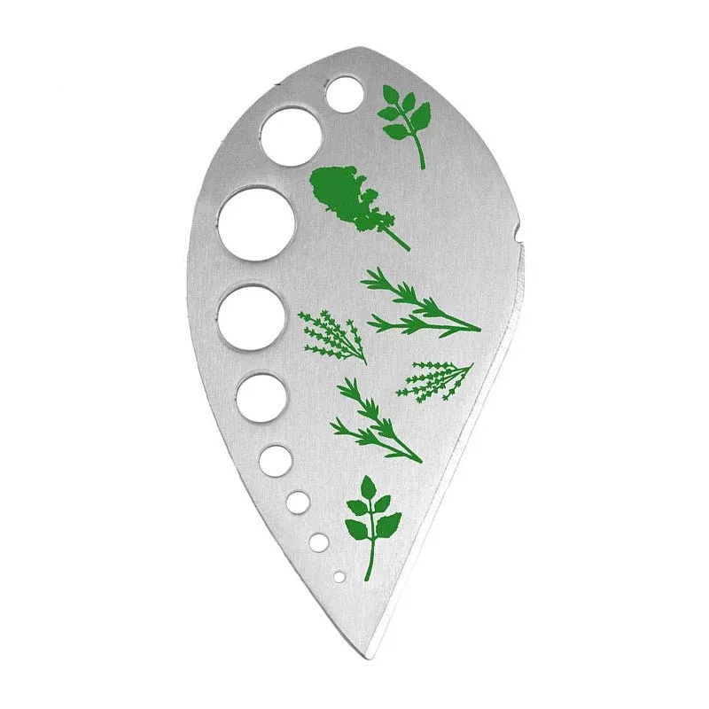 Stainless Steel Herb Leaf Stripper 9-Hole Kitchen Herb Stripping Tool – Herb Stem Remover LS0915