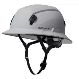 Studson SHK1-FB-E Non-Vented Full Brim Safety Helmet-Gray