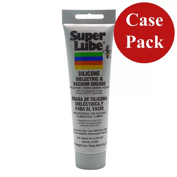 Super Lube Silicone DielectricVacuum Grease - 3oz Tube *Case of 12 [91003-CASE]