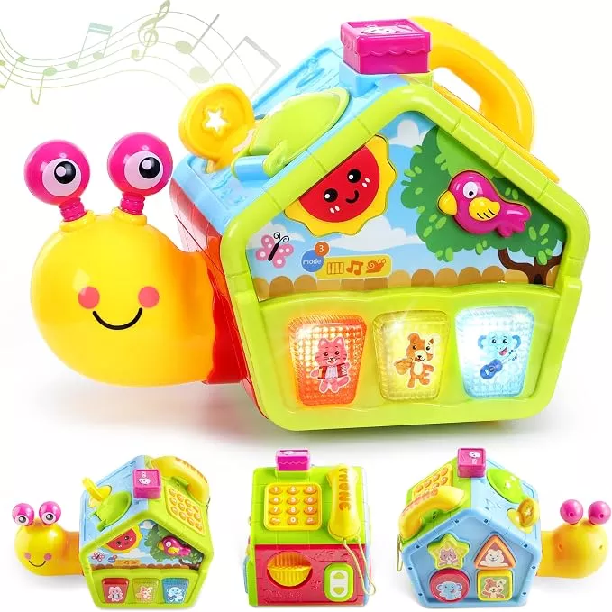 SYNCFUN Montessori Baby Activity Cube Toy – Educational Sensory Learning Toy for Toddlers 12–18 Months